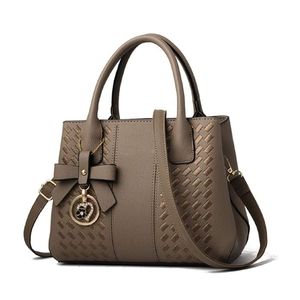 Leather Shoulder Tote Bag